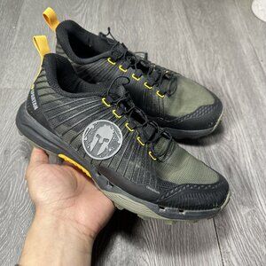 Women's Athletic Shoes - Black and Yellow